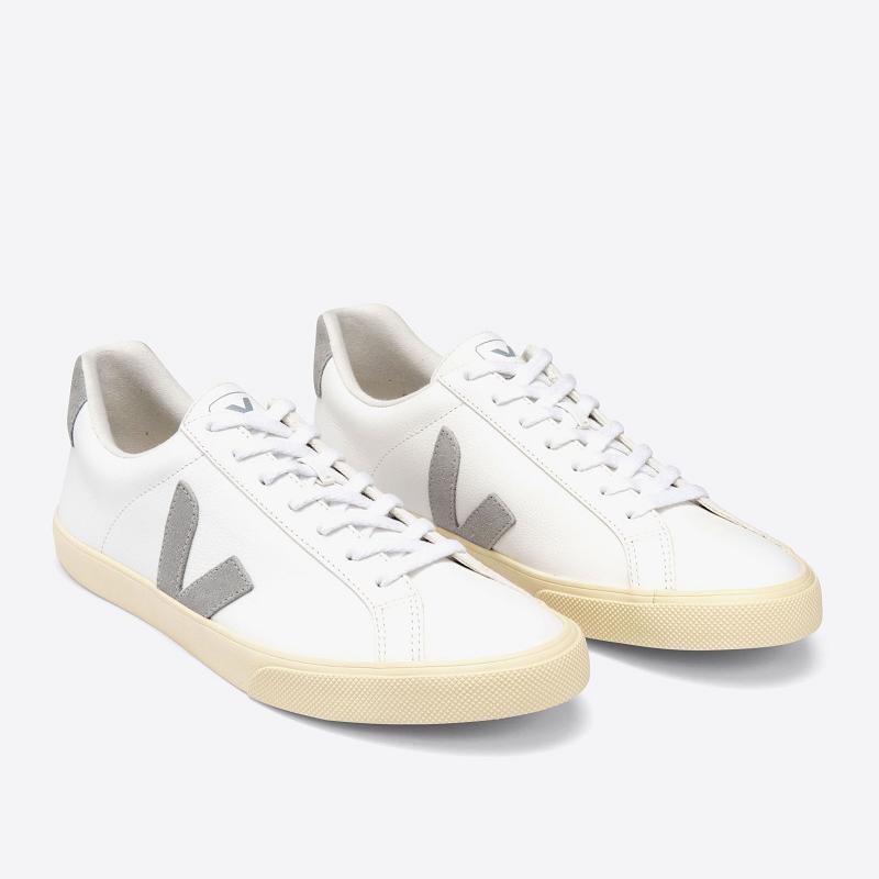 Zapatillas Veja Hombre España - Esplar Tenis Blancas Gris ES4866500